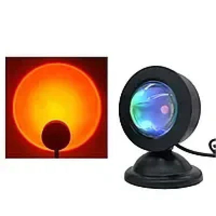 Проекционный светильник мини USB закат лампа 16 цветов AND HA-119