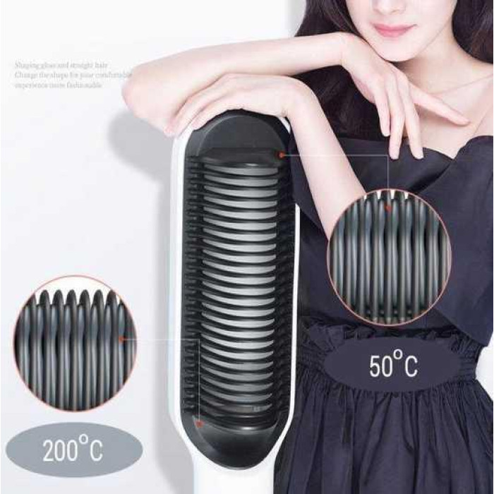 Щітка для укладання волосся, випрямляч Hair Straightener HQT-909