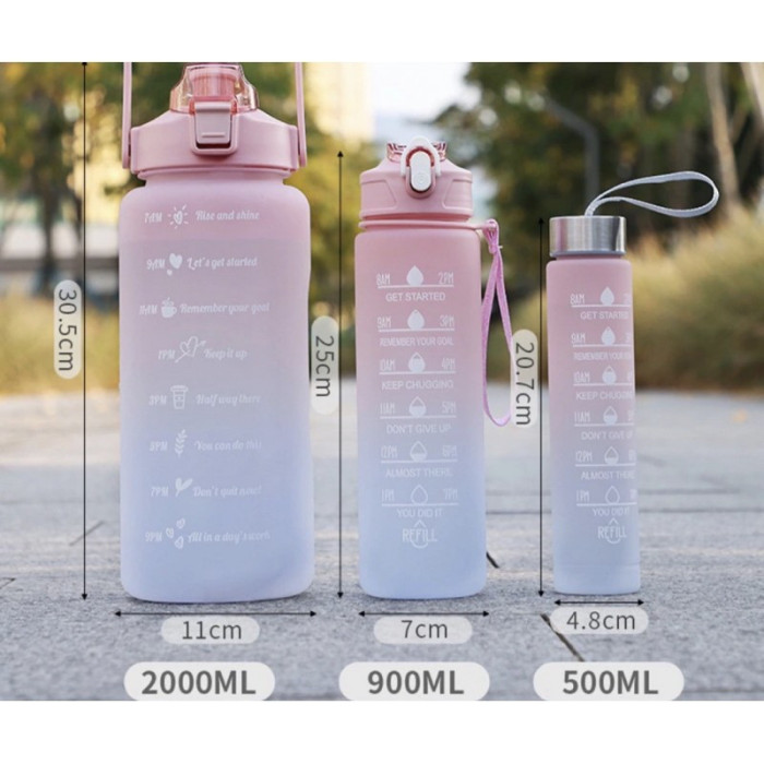 Пляшки для води 3 в 1 об'ємом 2 літри BOTTLE AND264