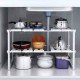 Регульована кухонна полиця для зберігання 38-70 см KITCHEN RACK