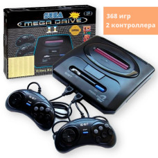 Ігрова приставка SEGA MEGA DRIVE 2 368 ВСТРОВАНИХ ГР + ПІДТРИМКА КАРТРИДЖЕЙ