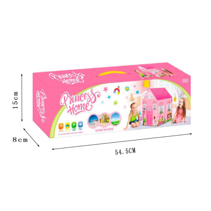 Портативна дитяча ПАРАТКА ігровий будиночок, ЗАМОК AND HA-154