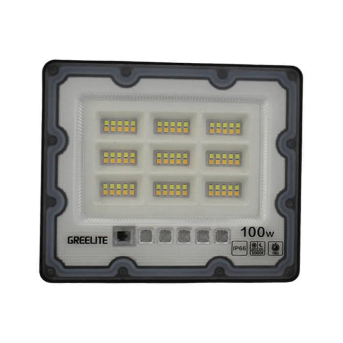 Уличный фонарь на столб с солнечной панелью 100W JX 007