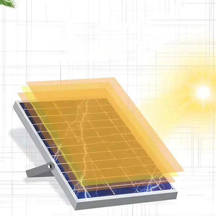 Уличный фонарь на столб с солнечной панелью 100W JX 007