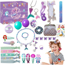 Подарунковий адвент-календар "Русалонька", набір біжутерії й аксесуарів для дівчинки