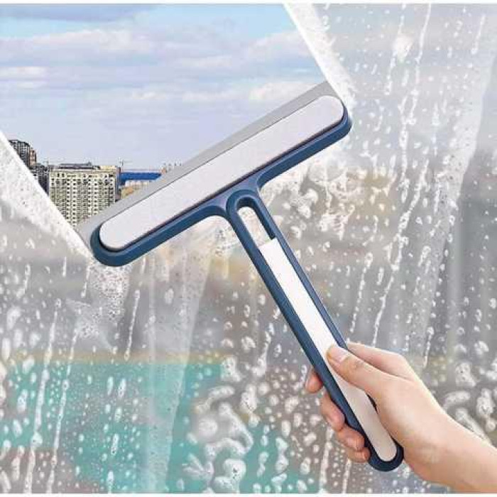 Скребок для мытья окон + щеточка MAK-38