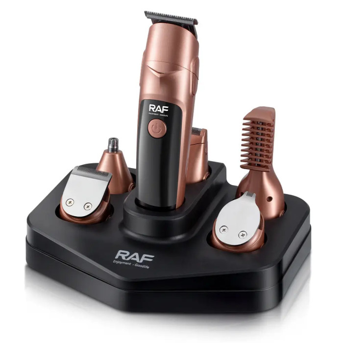 Акумуляторна машинка для стриження з насадками RAF R.4021