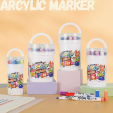 Акварельні маркери відро 24 шт Water color pen AND 635-24