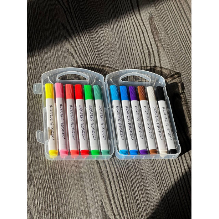 Акварельні маркери НОВІ 12 шт Water color pen AND 655-12