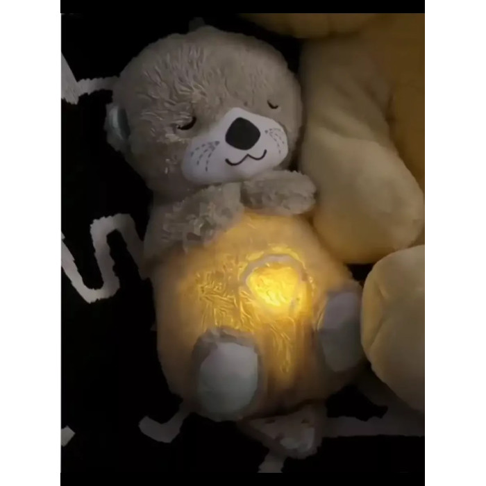Ведмедик для сну повітропроникний і світиться Doll toy AND XL-1109