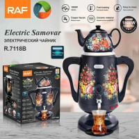Електричний самовар RAF R.7118 на 3,5 л із заварювальним чайником на 0,6 л