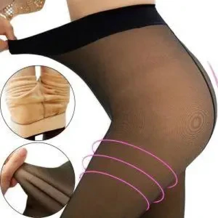 Колготки ВТОРА КОЖА з хутром зимові Thermal pants AND TF-0221