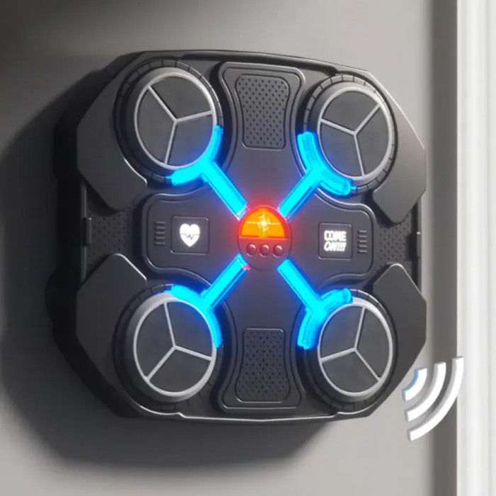 Боксерський тренажер із музикою і підсвіткою 4 мета 32х28 см