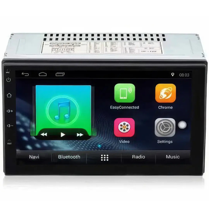 Автомагнітола із сенсорним HD дисплеєм 7" Android-10 2/16 2DIN 7021