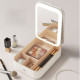 Дорожный органайзер для косметики с LED зеркалом