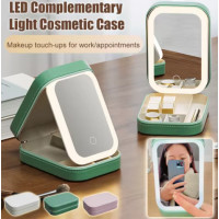 Дорожный органайзер для косметики с LED зеркалом