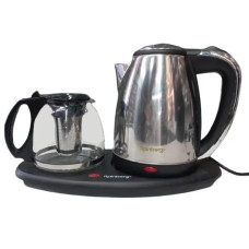 Электрический чайник с заварником на подставке Rainberg RB-2504