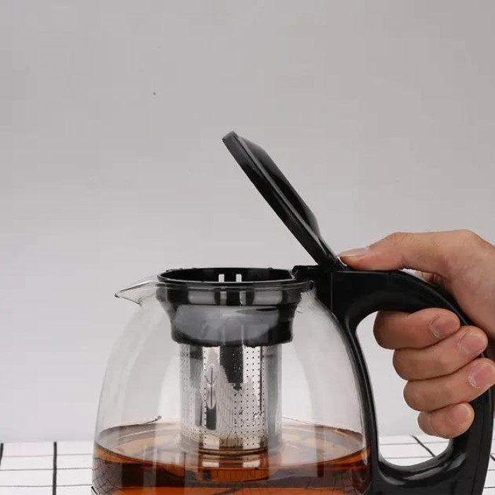 Электрический чайник с заварником на подставке Rainberg RB-2504