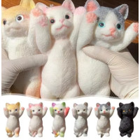 Мягкая силиконовая игрушка антистресс Big Kitty Cat Taba