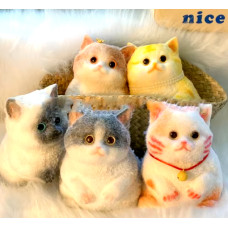 М'яка силіконова іграшка котик-антистрес Taba