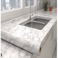 Самоклейна плівка Supretto Мармур 2м Білий