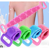 Силіконова щітка для душу Silicon bath towel