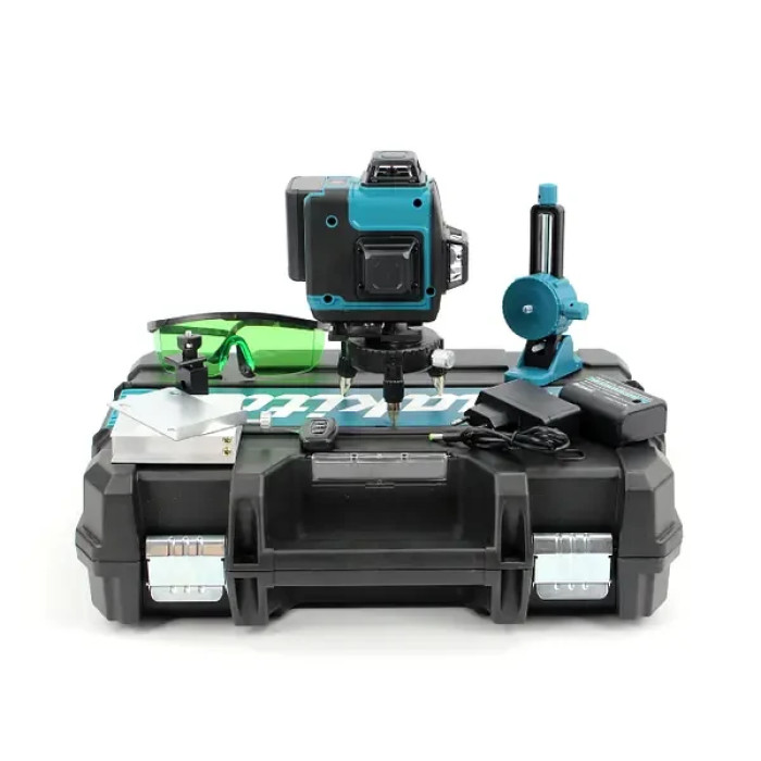 Акумуляторний лазерний нівелір 3D-4D (3,7V, 5AH)