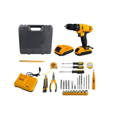 Набір слюсарного інструменту шурупокрут 24v, жовтий