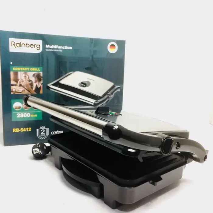 Притискний гриль настільний RB-5412
