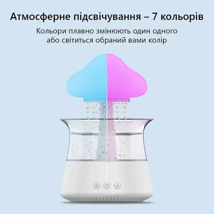 Ультразвуковий зволожувач повітря Doctor-101 Rainfall з ефектом дощу