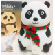 Акумуляторний силіконовий нічник "Панда із шарфом"