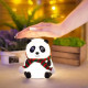 Акумуляторний силіконовий нічник "Панда із шарфом"