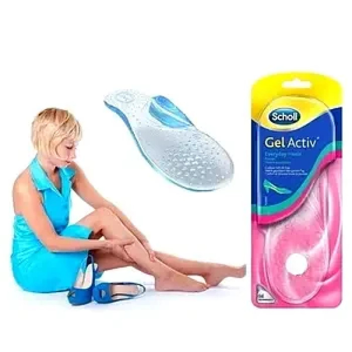 Силіконові устілки низький каблук 4030