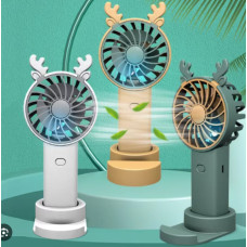 Настільний ручний вентилятор із підставкою під телефон