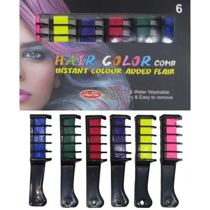 Набір крейди для волосся із 6 шт. Hair Chalk