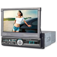 Автомагнітола 1DIN з висувним екраном 7" Android 7110A