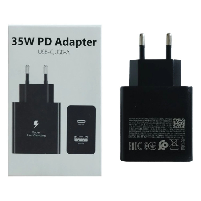 Адаптер для заряджання 35W PD USB-A — USB-C