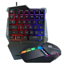 Ігровий набір 2 в 1 клавіатура та миша 198I G506 black