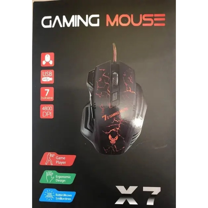 Проводная игровая мышка X7