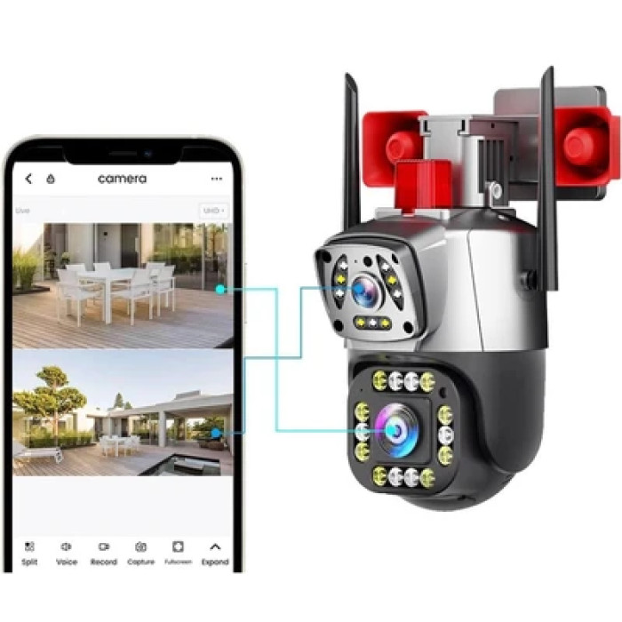 Камера IP WiFi JNice 12mp 2 об'єктива JE-QQ156