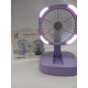 Настільний вентилятор із підсвіткою USB JK-F670