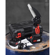 Мініпила Mini Electric Chain Saw1 у валізі з 2 ак. для обрізання дерев і розпилювання дров 48V