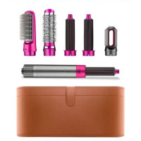 Фен мультистайлер 5 в 1 в кожаном кейсе