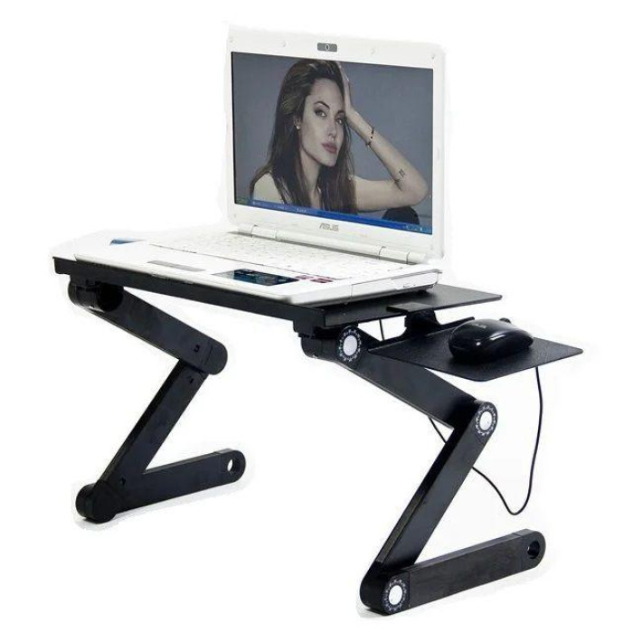 Стол для ноутбука Laptop table T8 з кулером