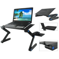 Стол для ноутбука Laptop table T8 з кулером