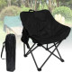 Складаний туристичний стілець зі сталевим каркасом — 44х44х70