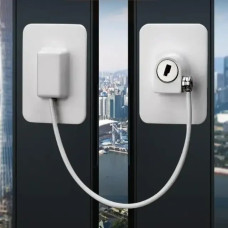 Замок безпеки для дітей для холодильника та вікон, що не вимагає свердління AND-93