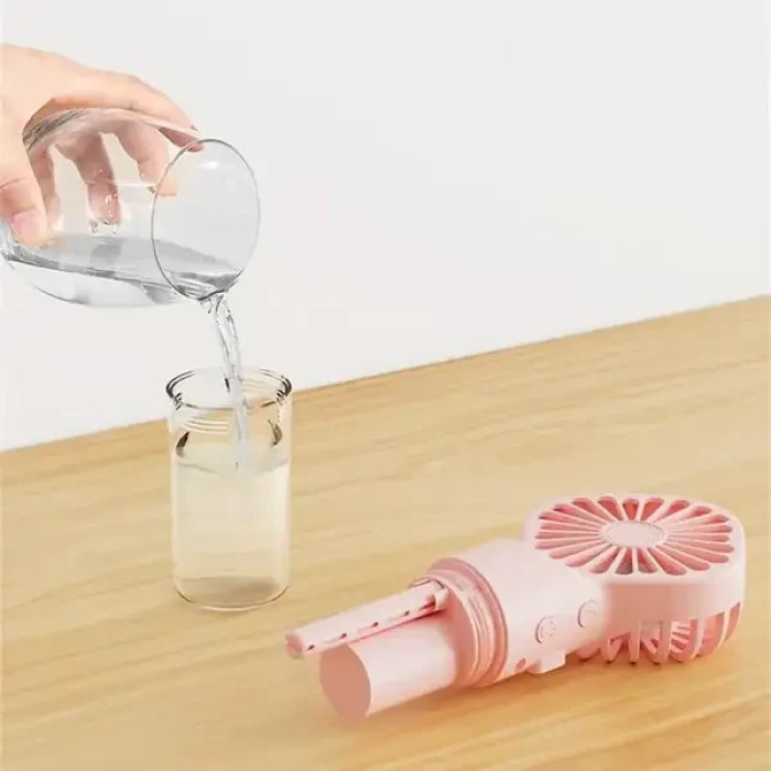 Ручний портативний вентилятор із розпиленням води Small fan AND LY-598