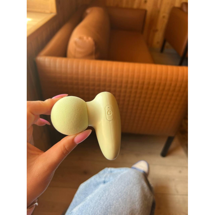 Массажер мышечный Fascial Gun мини КАРМАННЫЙ РОЗОВЫЙ Fascia gun