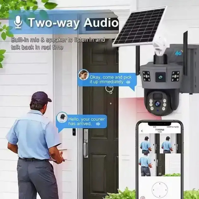 Камера відеоспостереження tp18 wifi Solar ptz 6MP v380pro